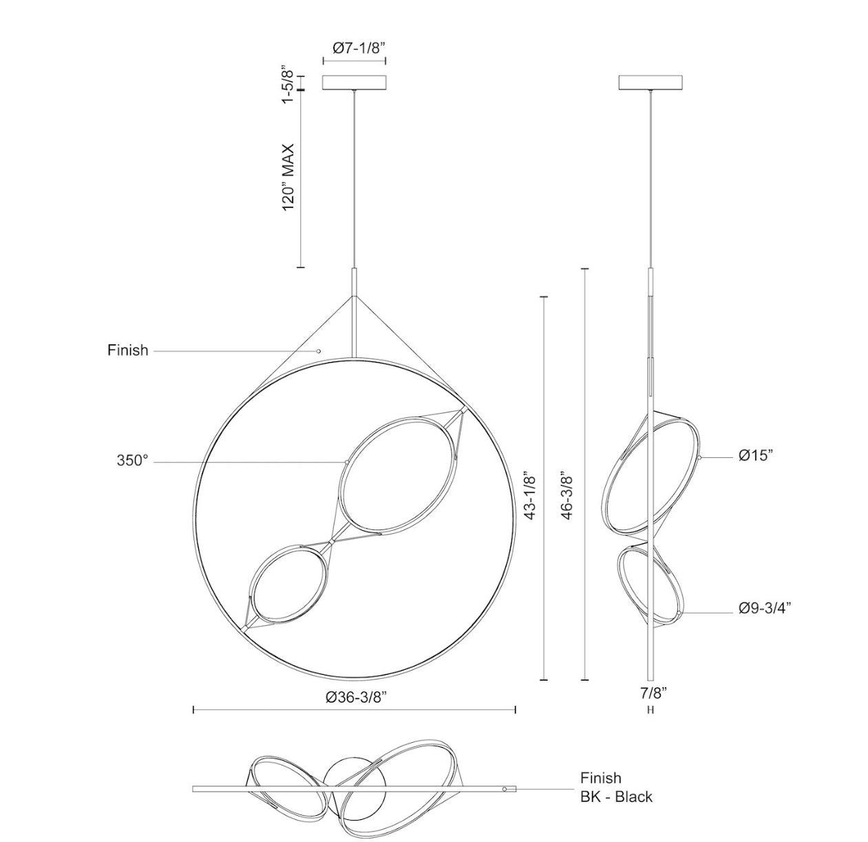 Sari pendant - Euro Living Furniture