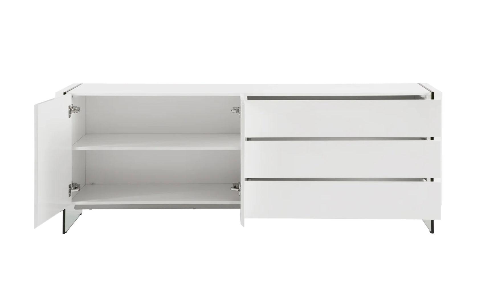 IL Vero white buffet - Euro Living Furniture