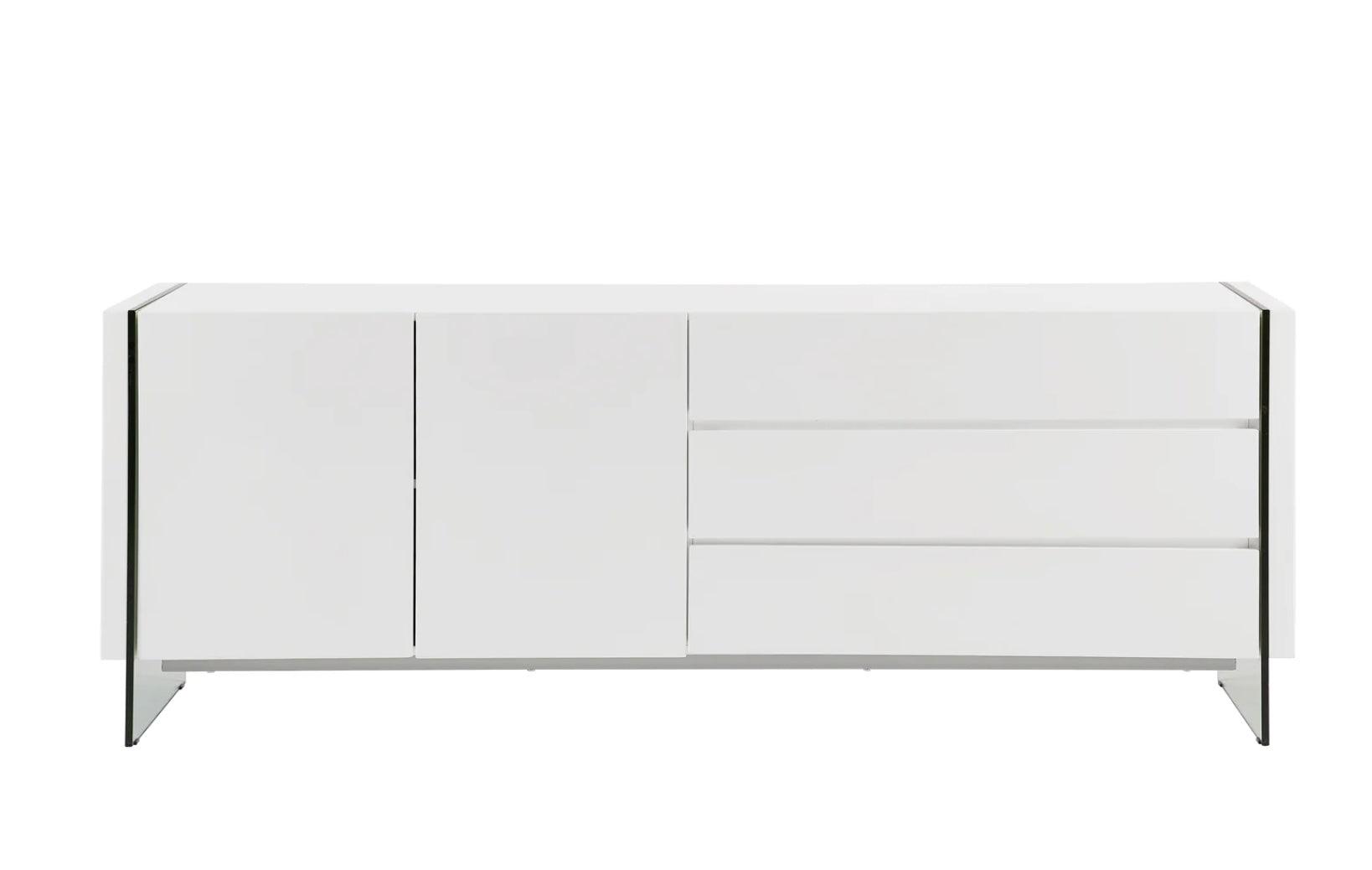 IL Vero white buffet - Euro Living Furniture