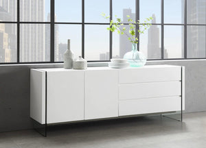 IL Vero white buffet - Euro Living Furniture
