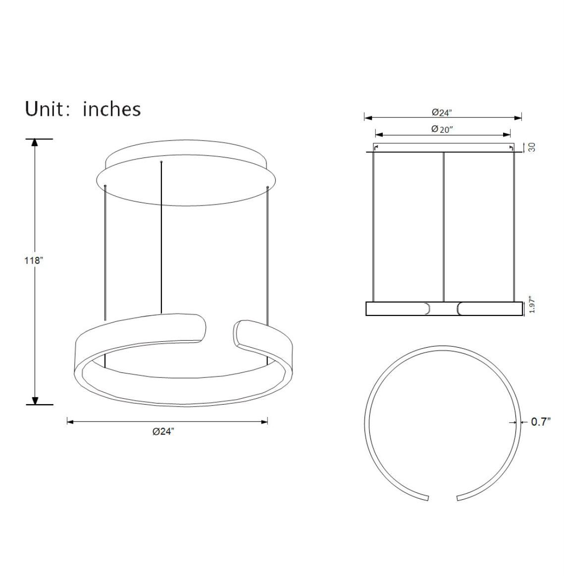 Steer wheel pendant - Euro Living Furniture