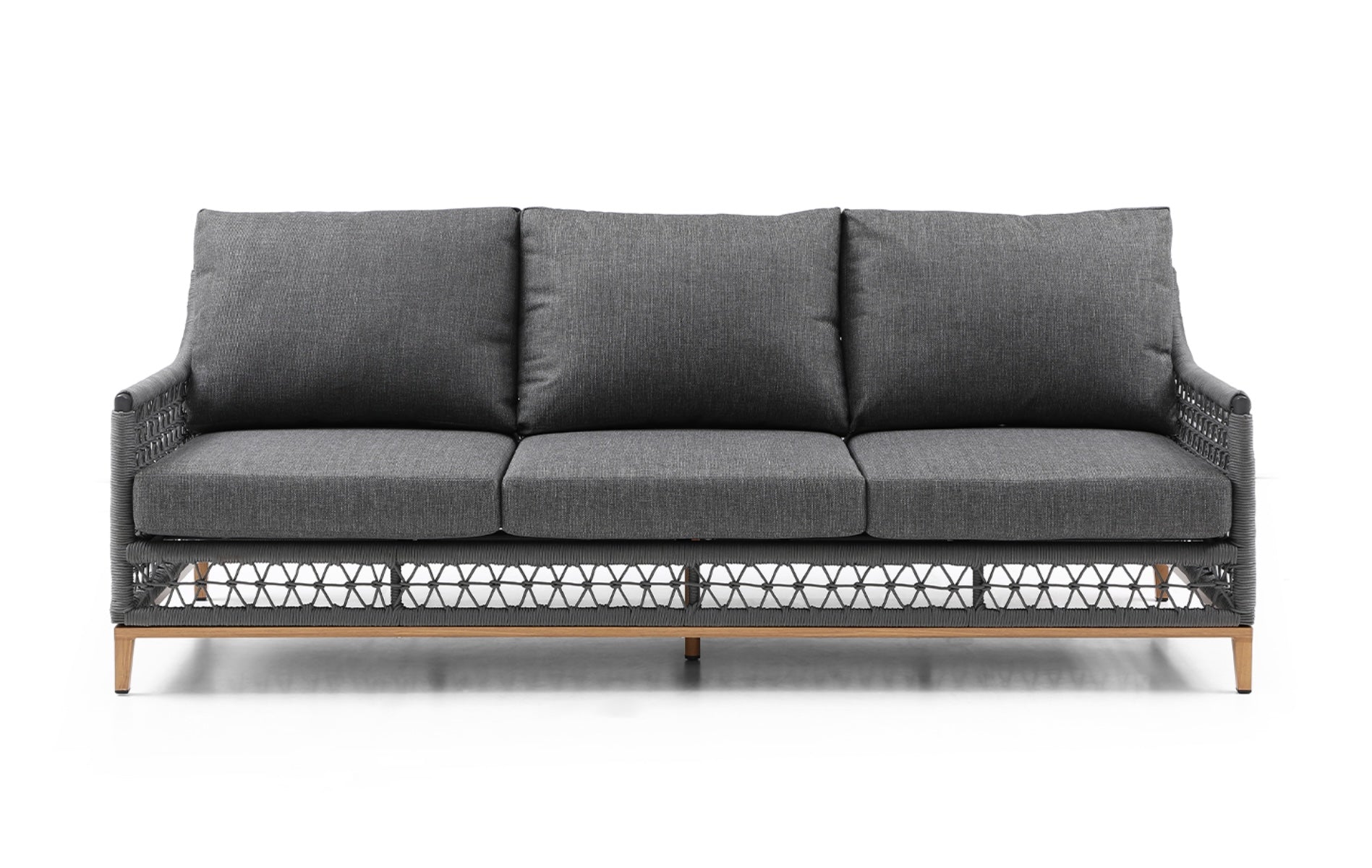 Ken outdoor set - sofa, 2chairs, coffee table - Euro Living Furniture