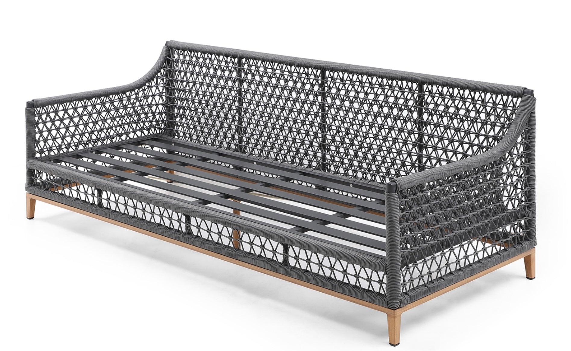 Ken outdoor set - sofa, 2chairs, coffee table - Euro Living Furniture