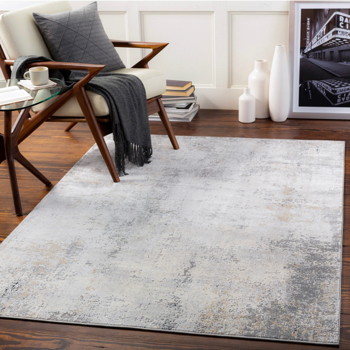 Norland area rug 6'7" x 9'6" - Euro Living Furniture