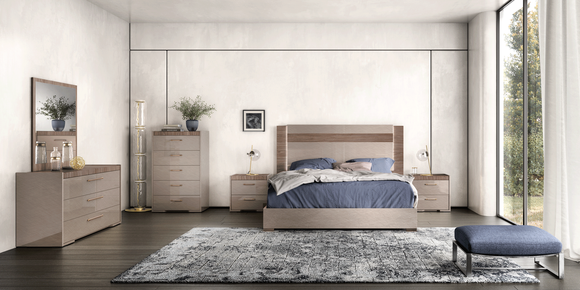 Corda Bed - Euro Living Furniture