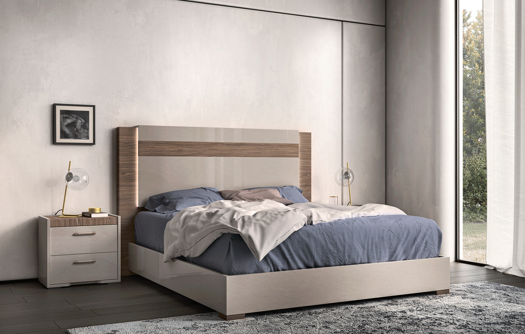 Corda Bed - Euro Living Furniture