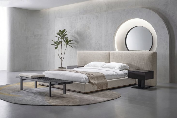 Paris Fabric Bed