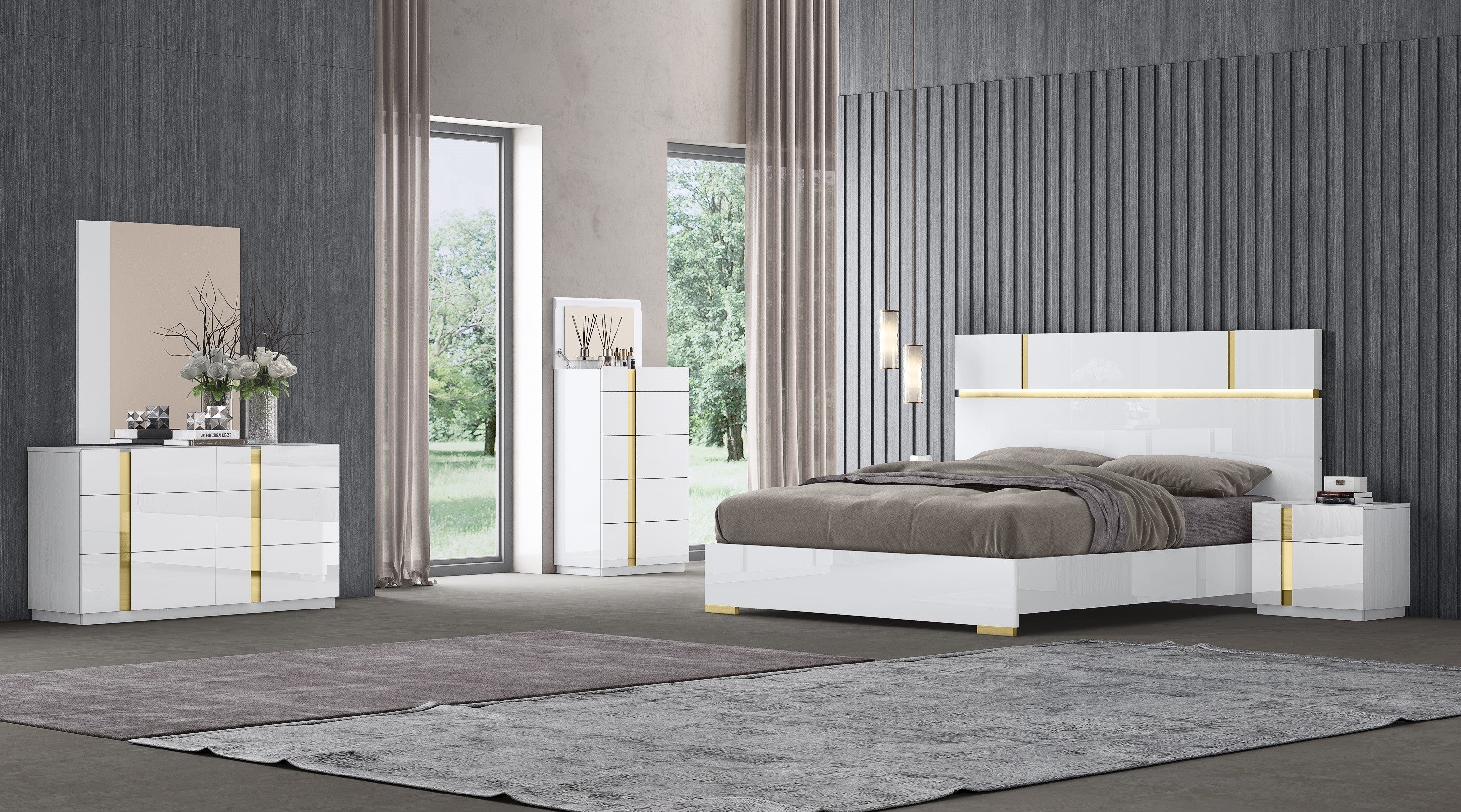 Kathy Bedroom Set - Euro Living Furniture