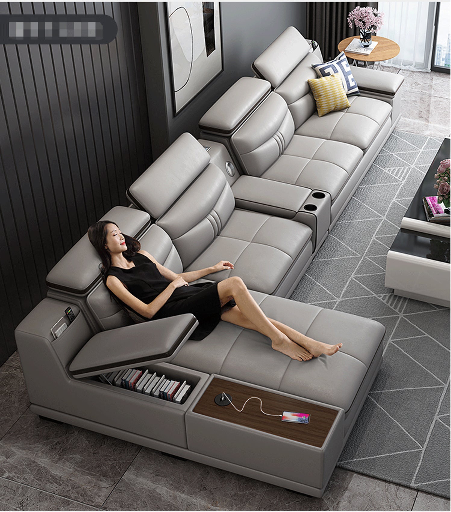 LuxeFlow Modular Sectional - Euro Living Furniture