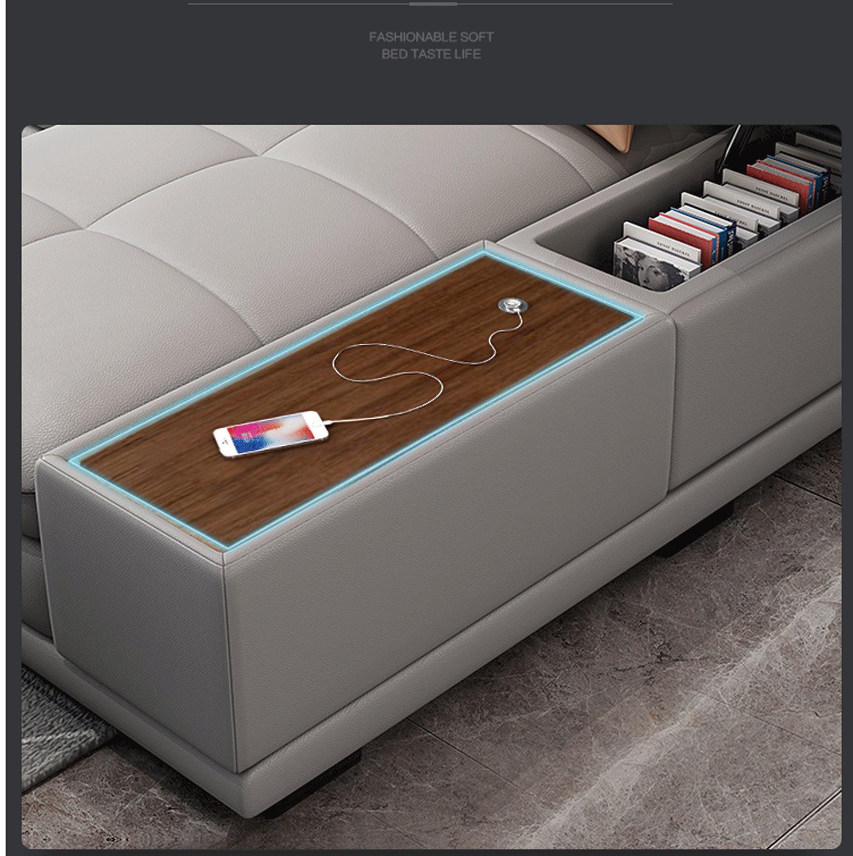 LuxeFlow Modular Sectional - Euro Living Furniture