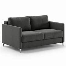 Luanto Erin Sleeper Sofa 59" Fabric Dark Grey - Euro Living Furniture