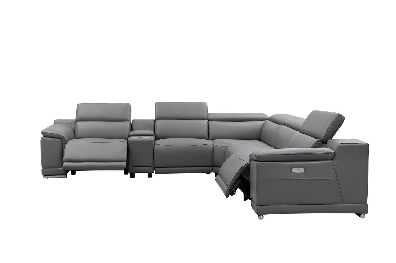 Harvey Leather Sectional