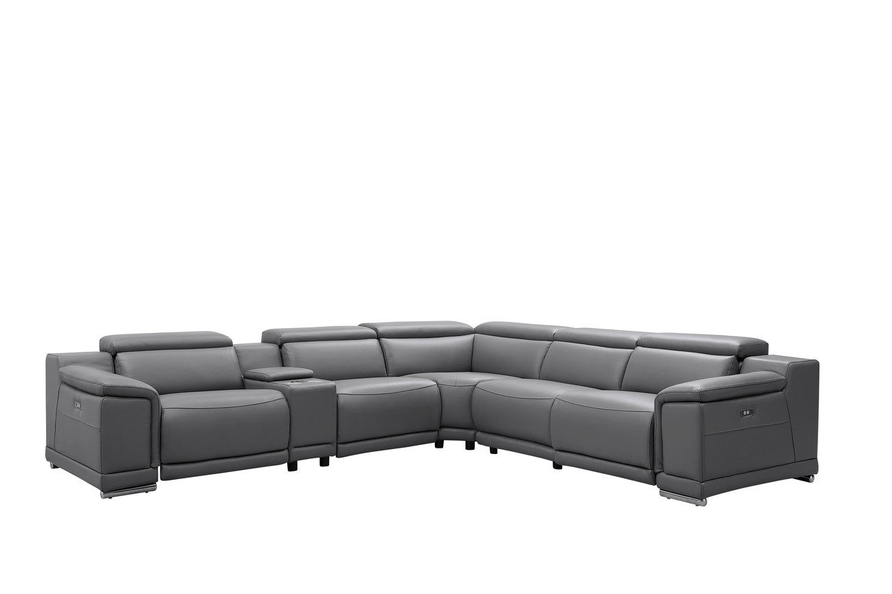 Harvey Leather Sectional
