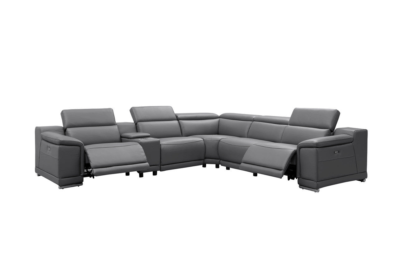 Harvey Leather Sectional