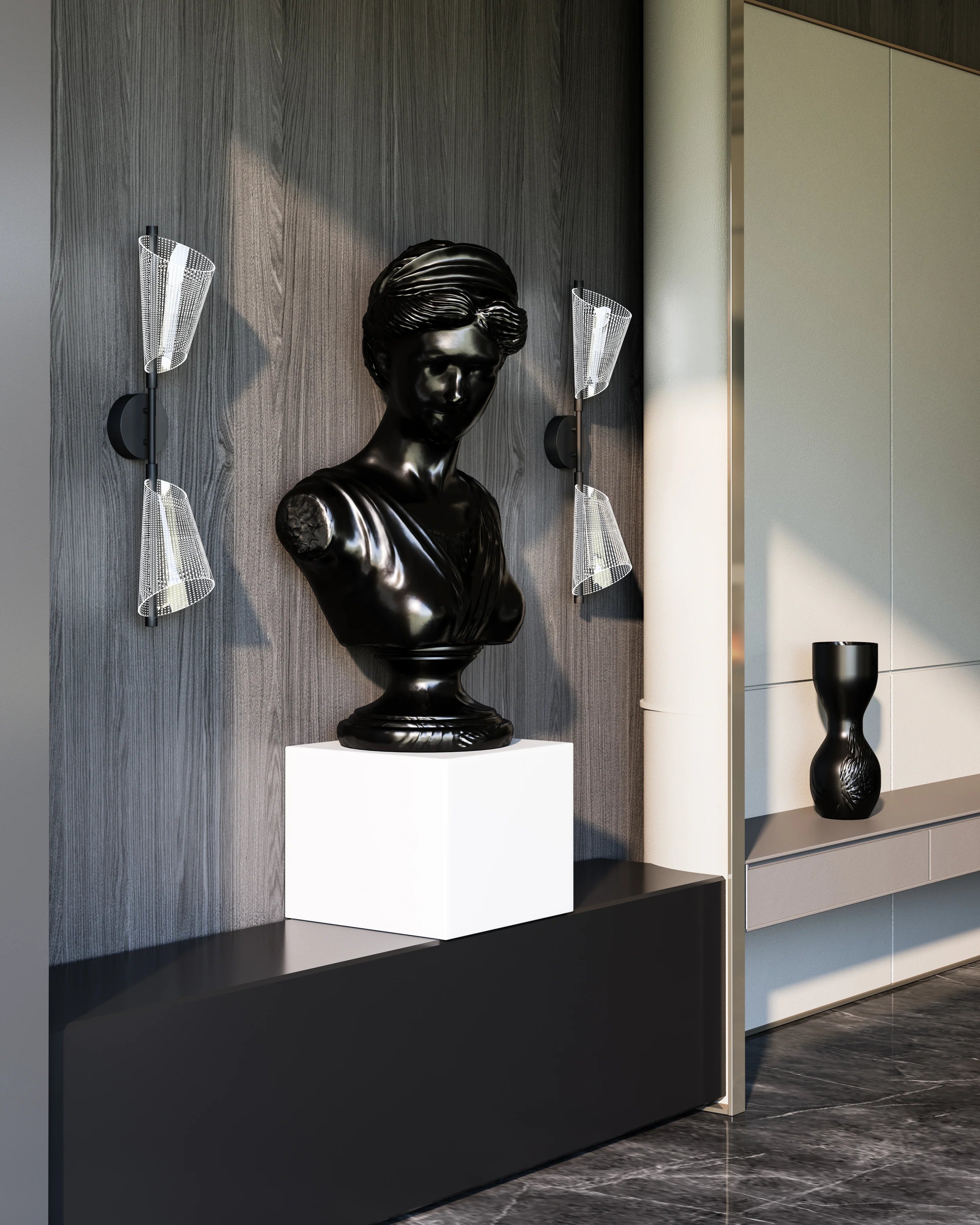 BERRY WALL SCONCE - Euro Living Furniture