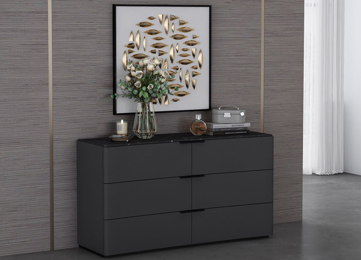 Massimo Double Dresser - Euro Living Furniture