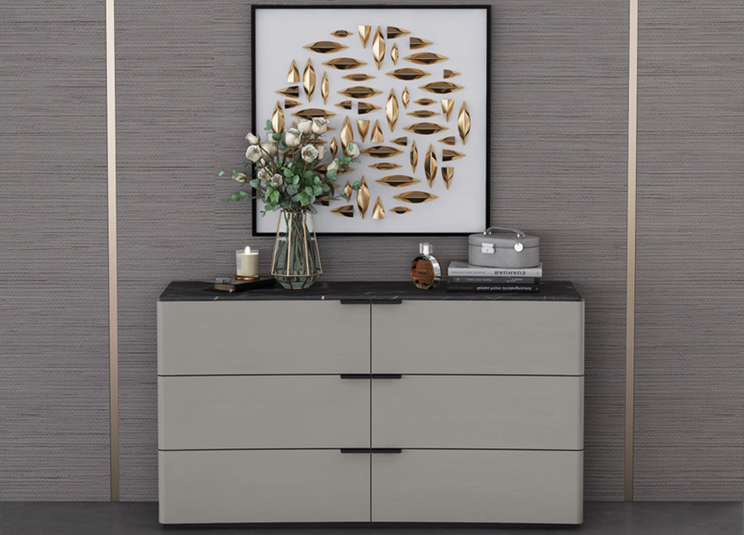 Massimo Double Dresser - Euro Living Furniture