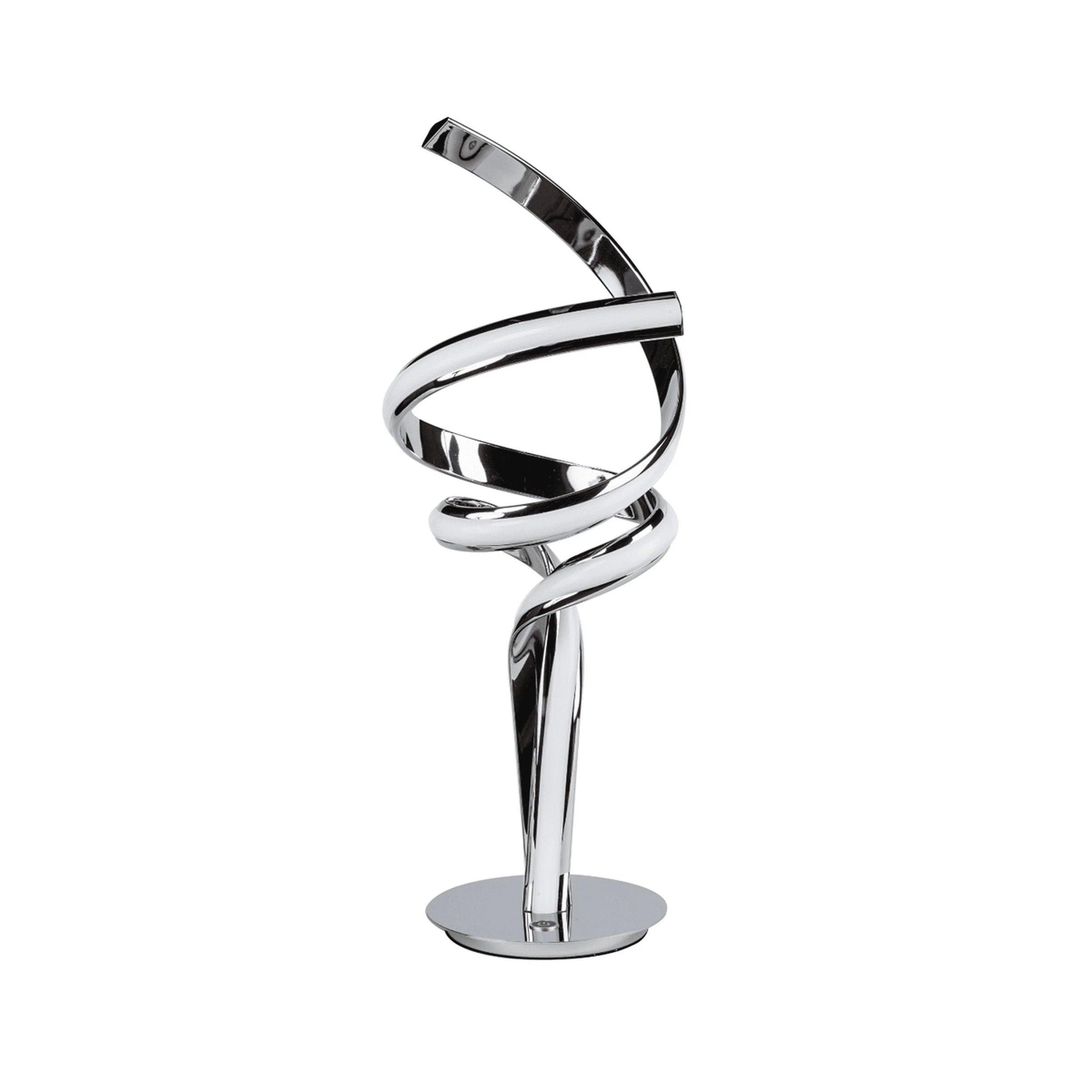 Galaxy LED Table Lamp - Chrome - Euro Living Furniture