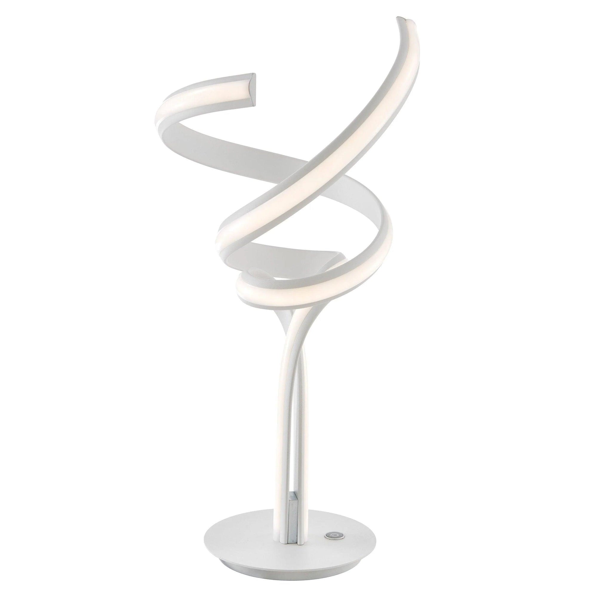 Galaxy LED Table Lamp - White - Euro Living Furniture