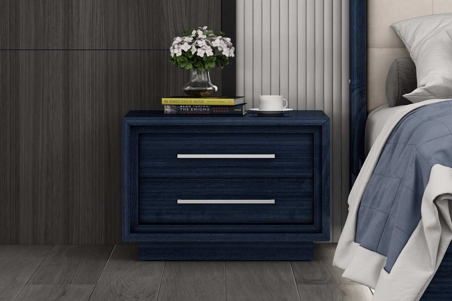 Alexander Nightstand - Euro Living Furniture