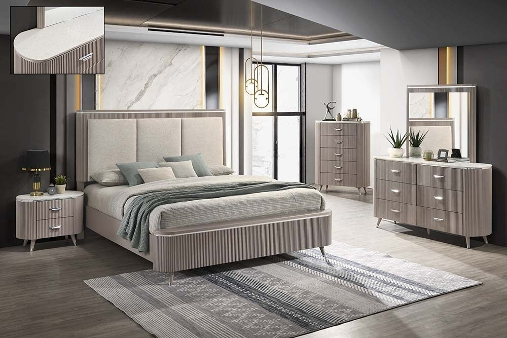 Oval Bedroom Set - Euro Living Furniture