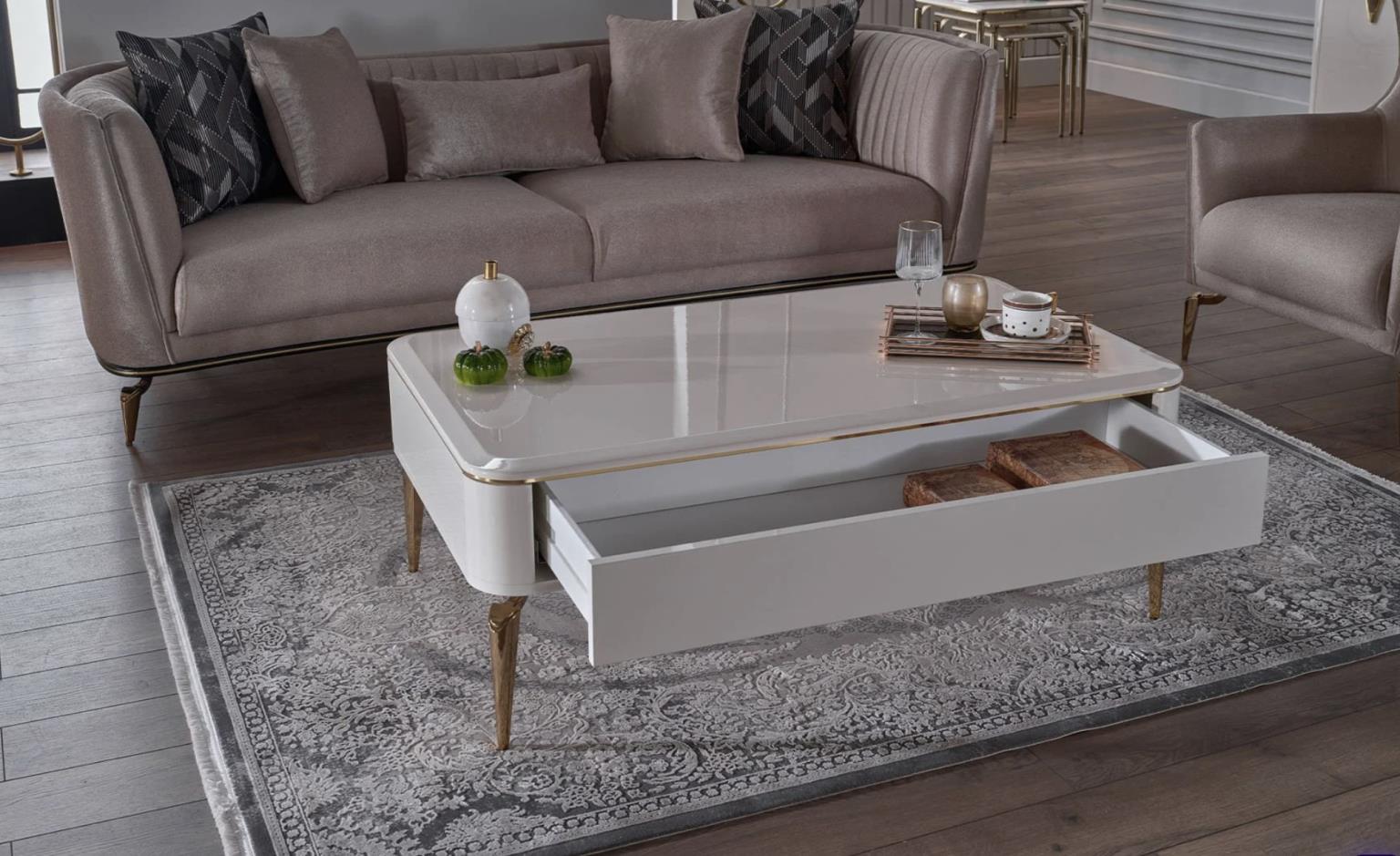 PARIS COFFEE TABLE - Euro Living Furniture