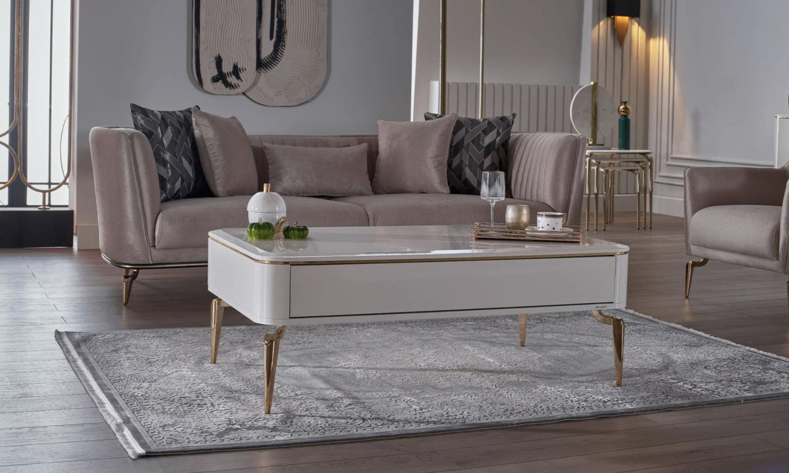 PARIS COFFEE TABLE - Euro Living Furniture