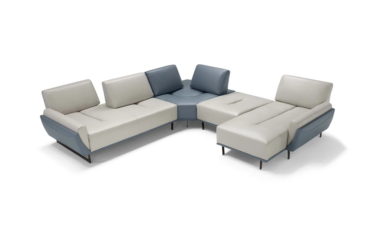 Eddie Leather Sectional
