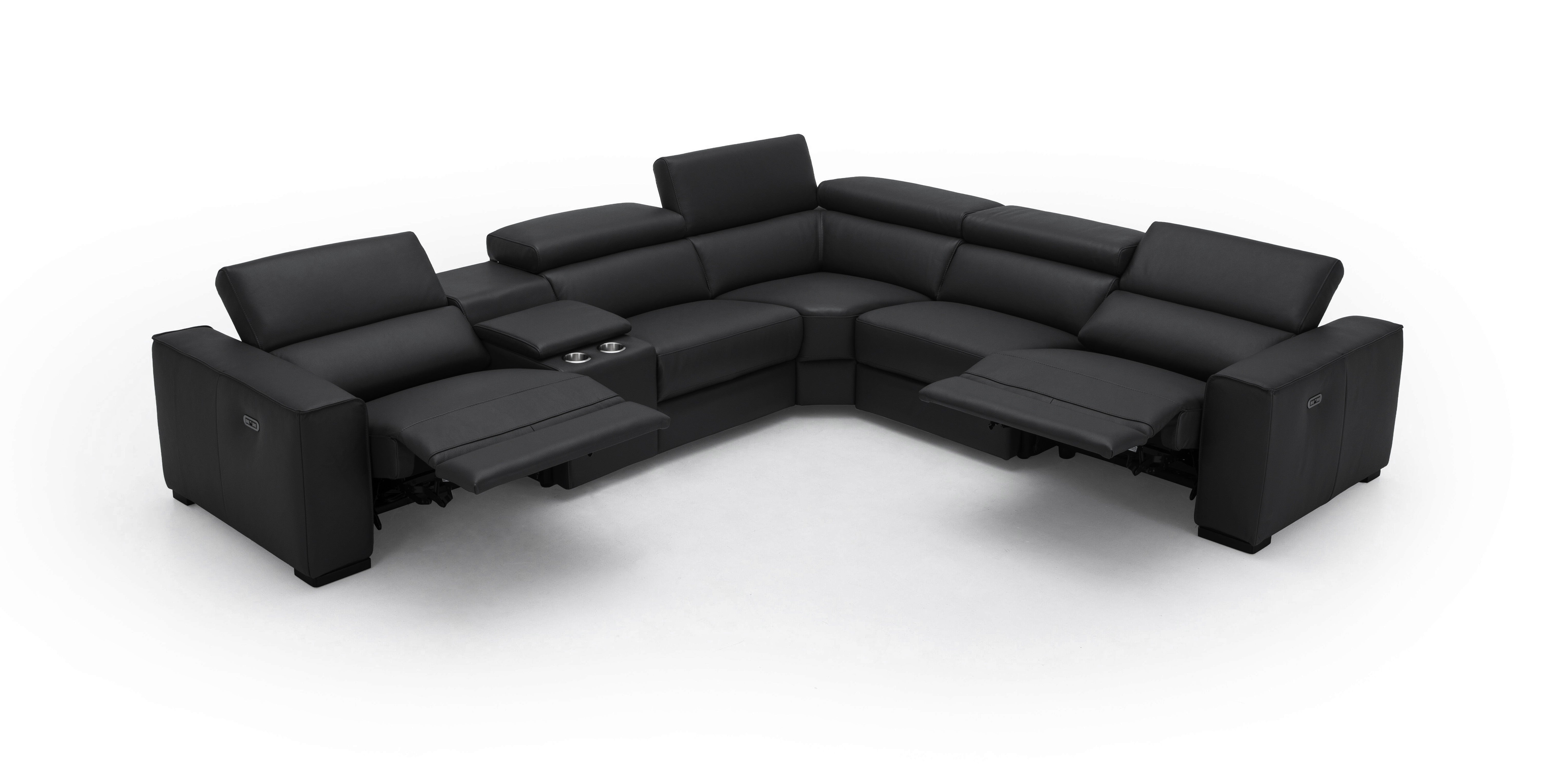 RICARDO RECLINER SECTIONAL - Euro Living Furniture