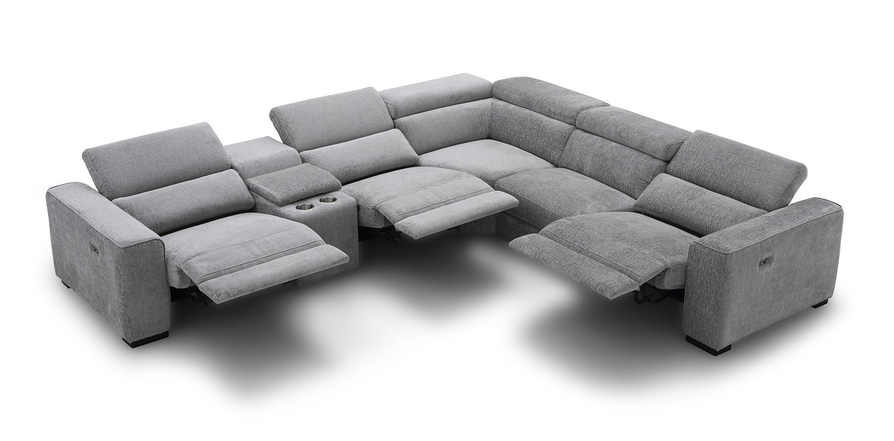 RICARDO RECLINER SECTIONAL - Euro Living Furniture
