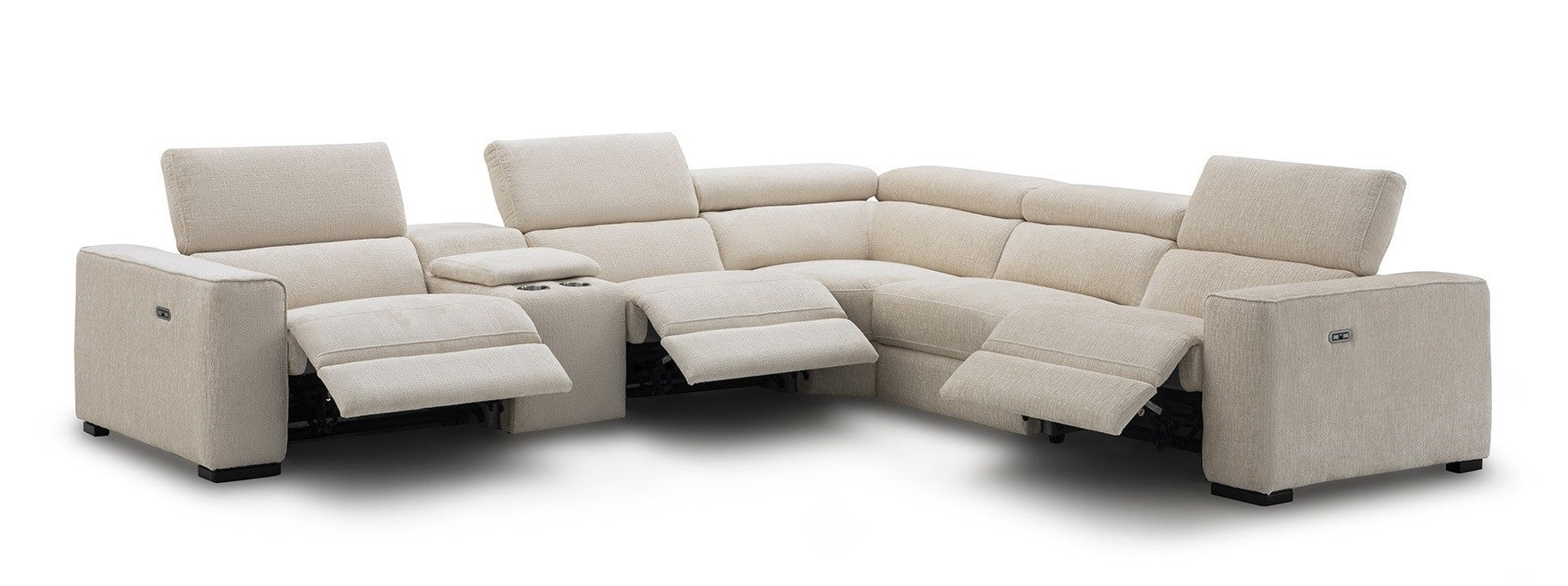 RICARDO RECLINER SECTIONAL - Euro Living Furniture
