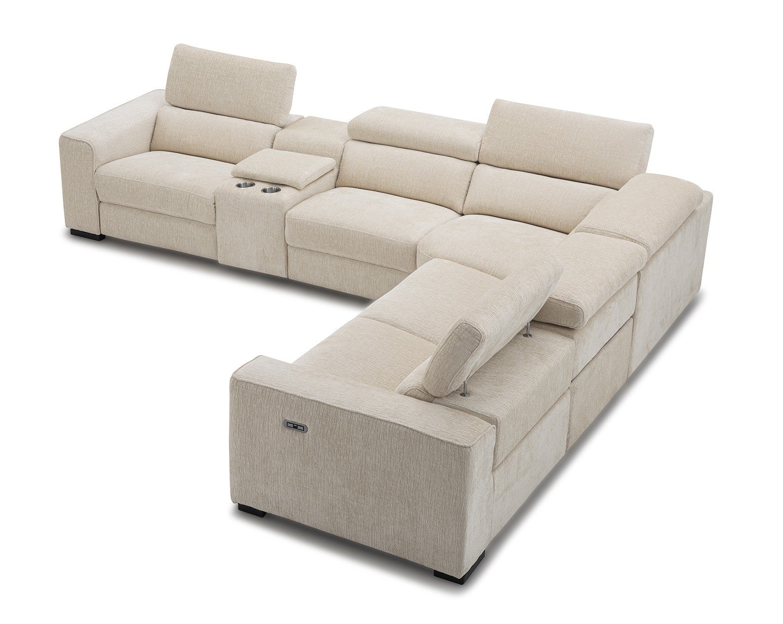 RICARDO RECLINER SECTIONAL - Euro Living Furniture