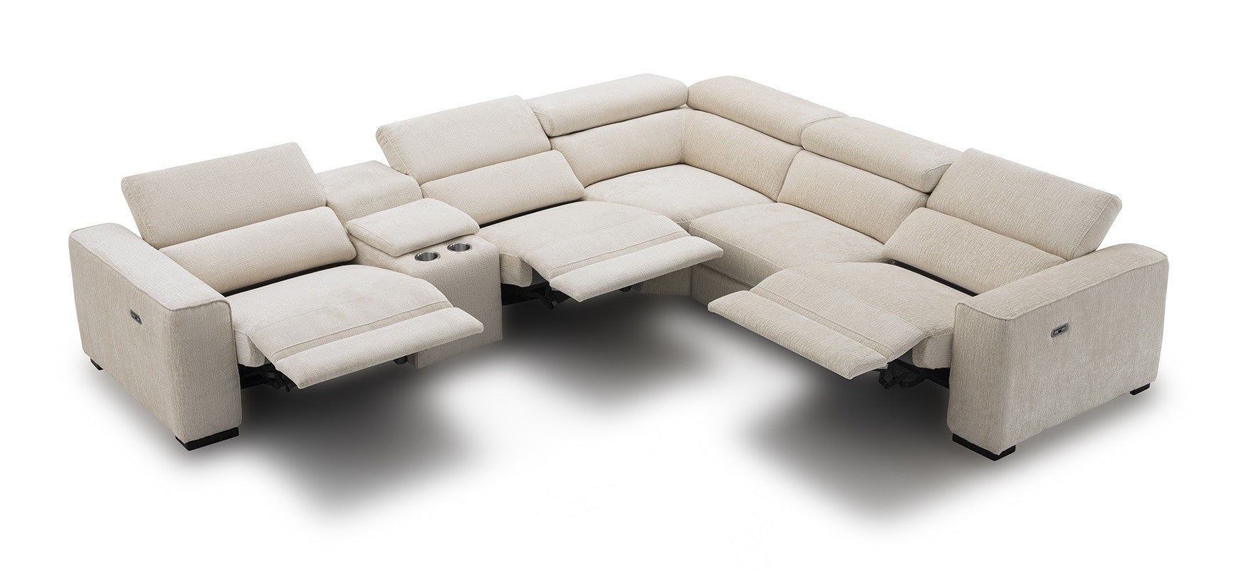 RICARDO RECLINER SECTIONAL - Euro Living Furniture