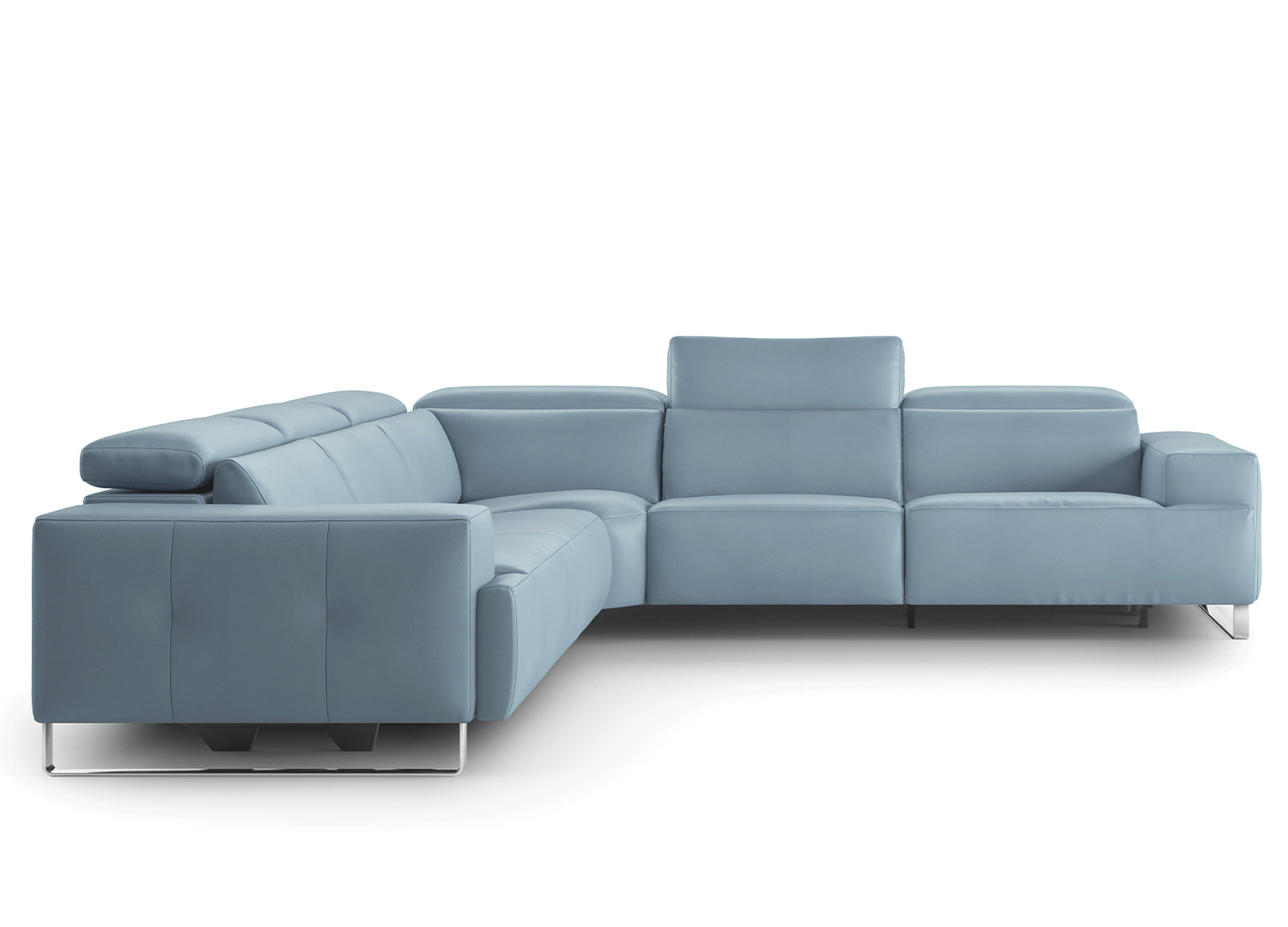 TAINO RECLINER SECTIONAL | BLUE - Euro Living Furniture