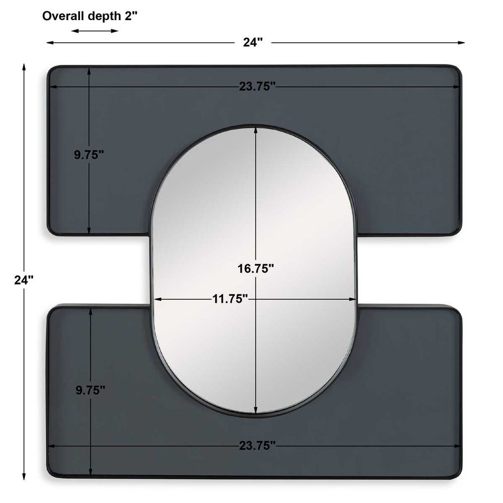 Kea Wall Mirror - Euro Living Furniture