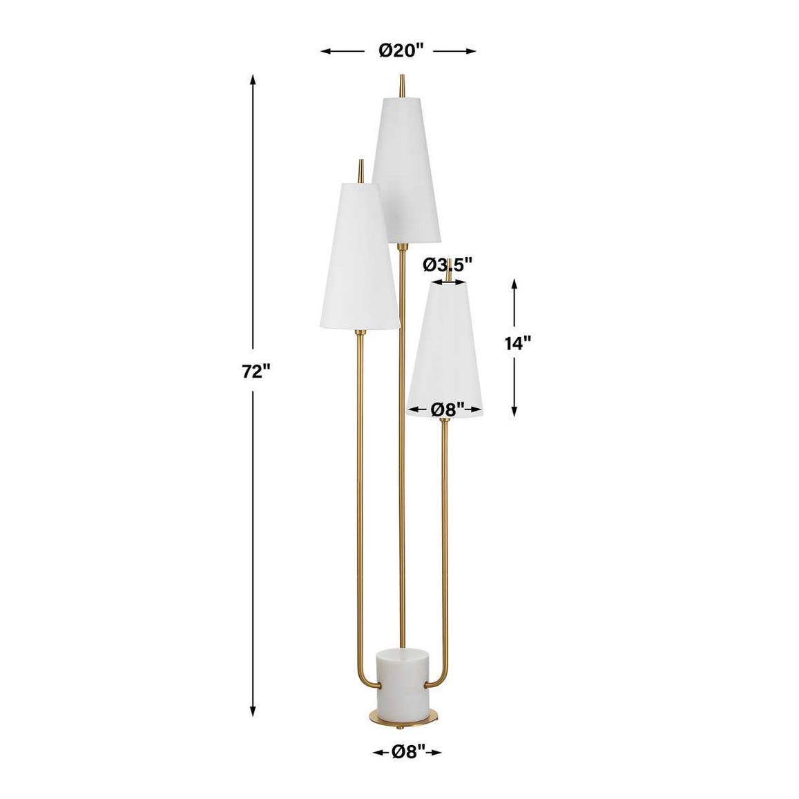 Ellie Floor Lamp - Euro Living Furniture