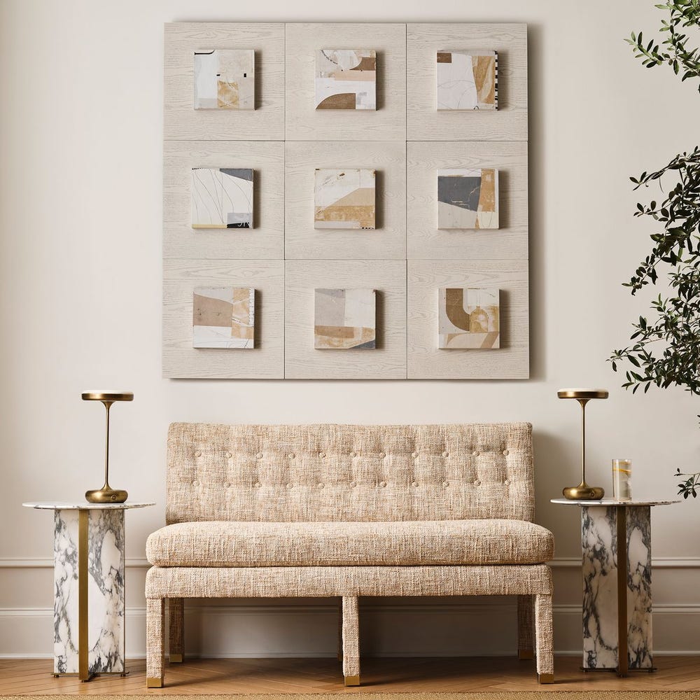 William Framed Canvas 9 pcs - Euro Living Furniture