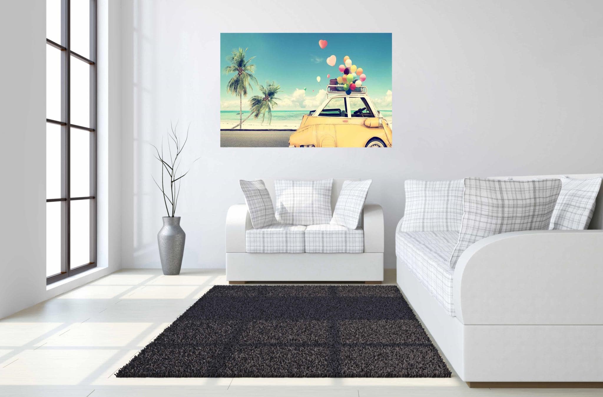 Fun Trip Tempered Glass 40 x 60 - Euro Living Furniture