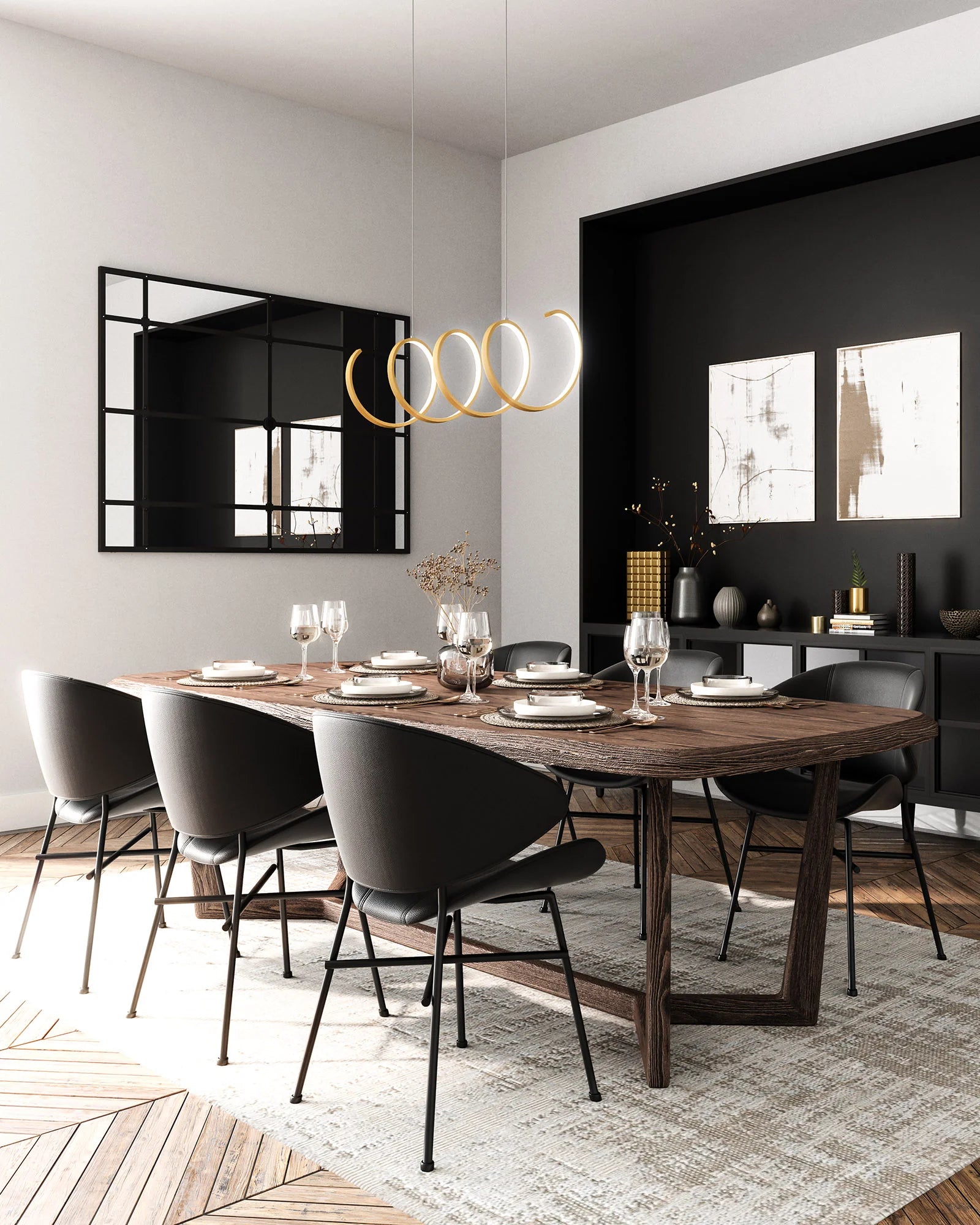 Harmony Linear Pendant - Euro Living Furniture