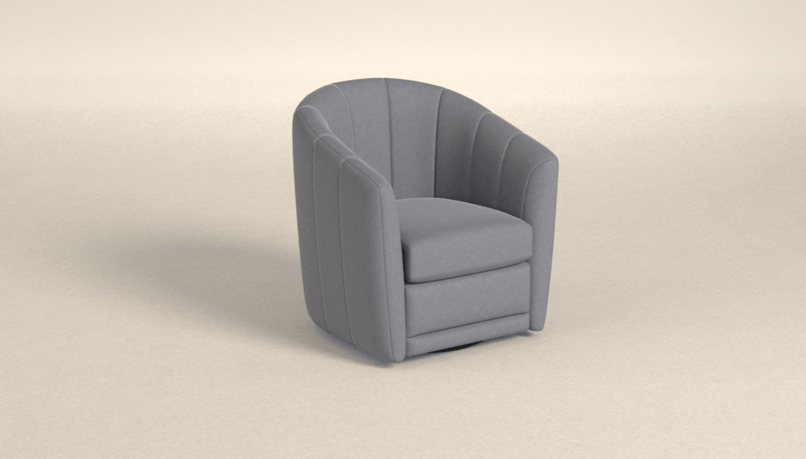 Giada Swivel Accent Chair (Custom Order) - Euro Living Furniture