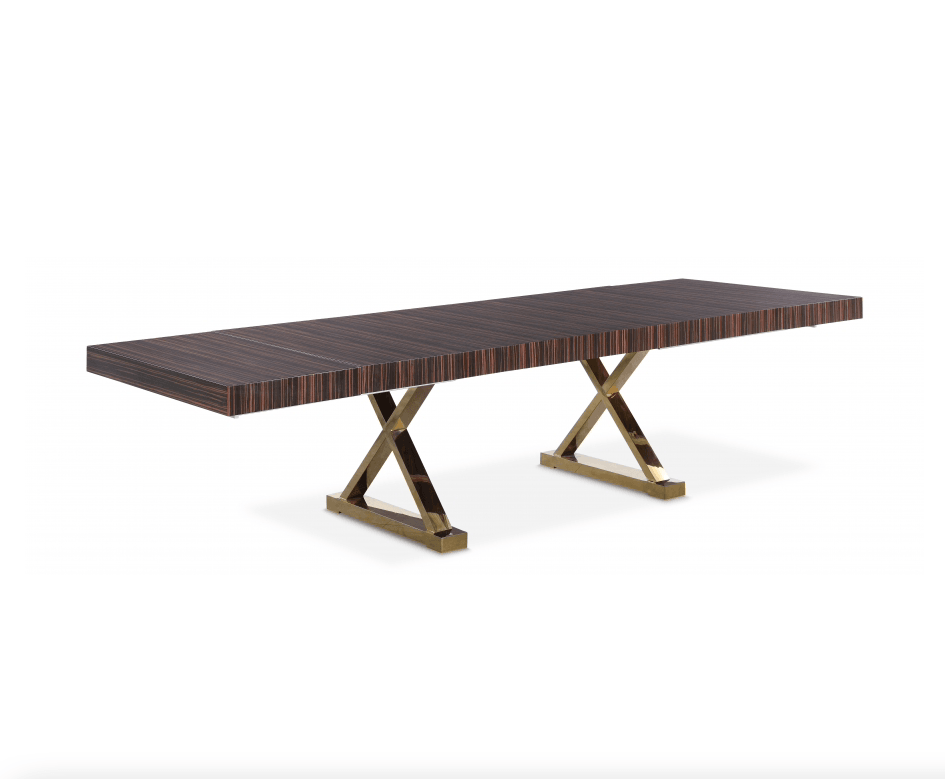 Exceed Extendable 2 Leaf Dining Table - Euro Living Furniture
