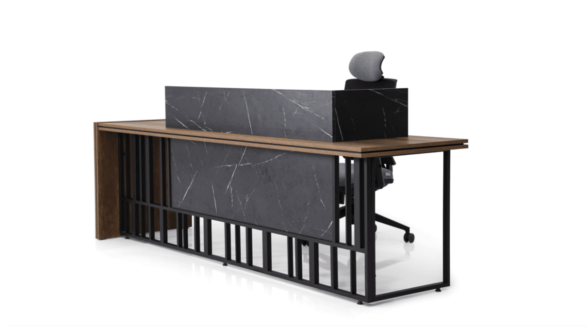 Open Modern Reception Desk - Euro Living Furniture