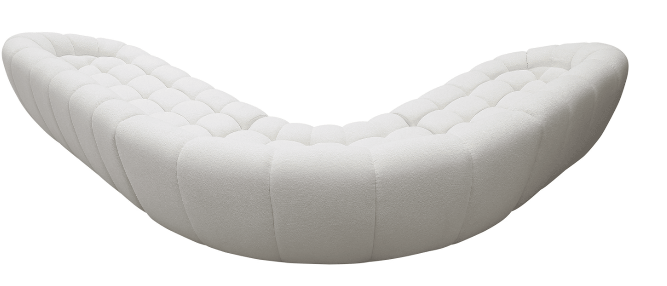 Luzmina Sectional Fabric 204in - Euro Living Furniture