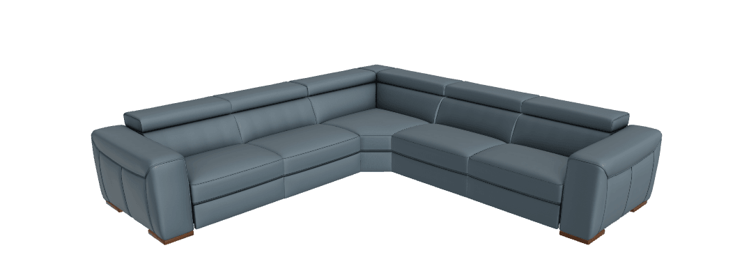 Forza Leather Sectional - Euro Living Furniture