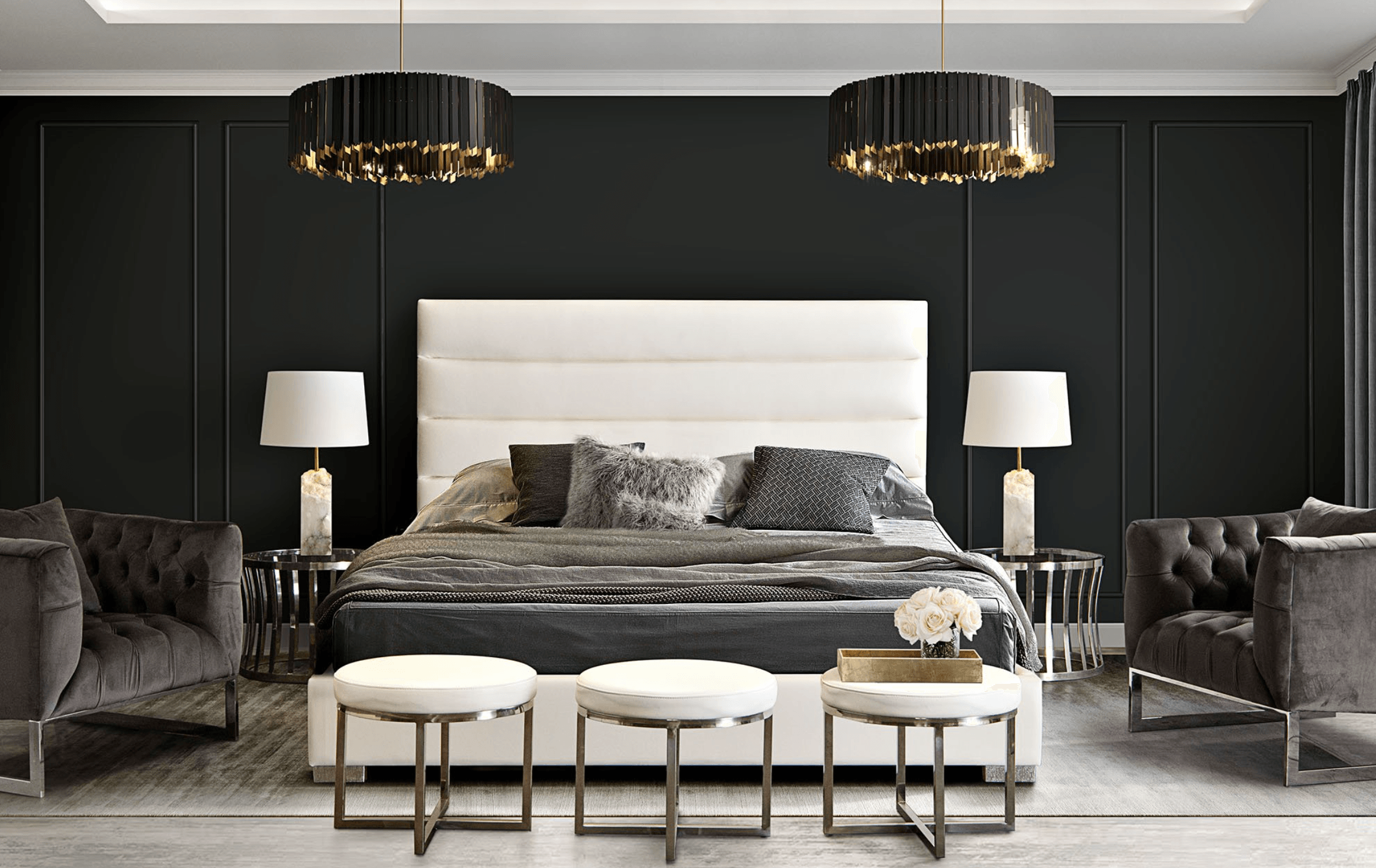 Baron Bed - Euro Living Furniture