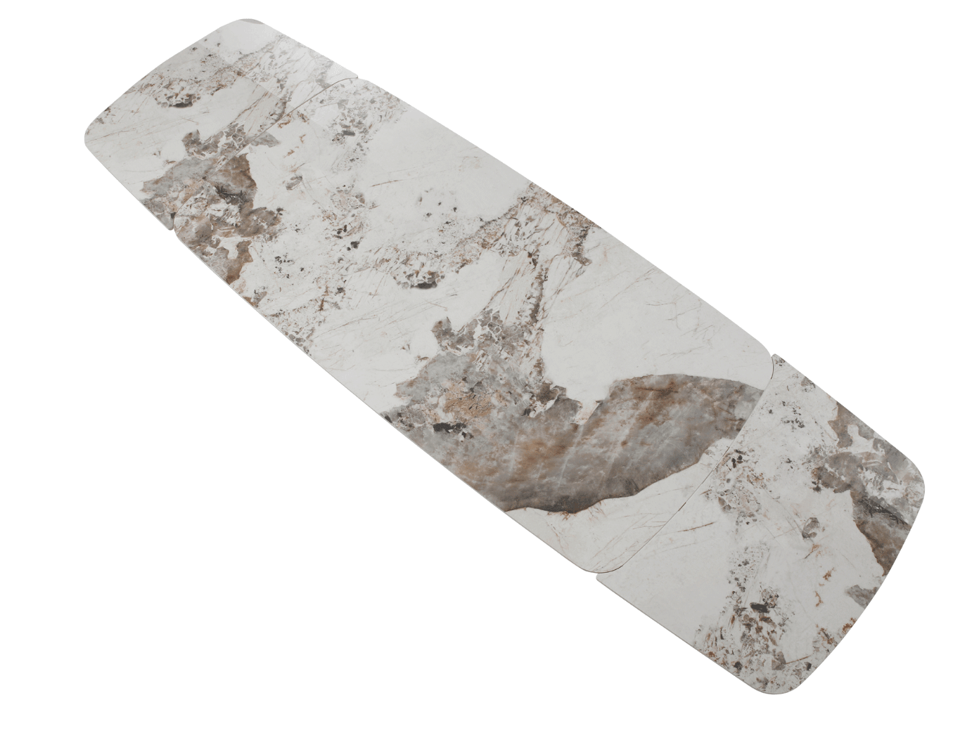 Niah Ceramic Dining Table 110in - Euro Living Furniture