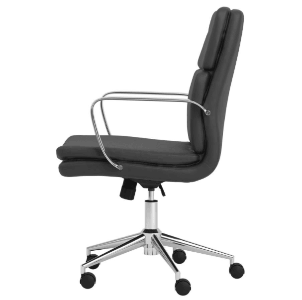 Mid century office chair mid back - Euro Living Furniture