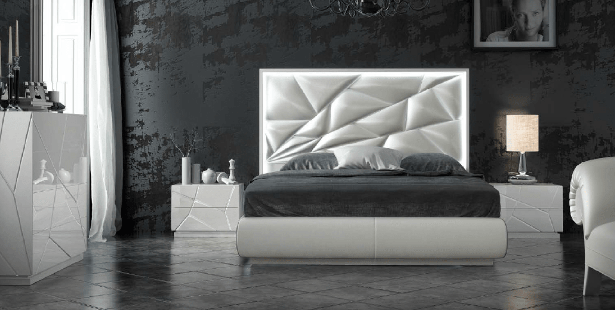 Celie Bed Collection - Euro Living Furniture