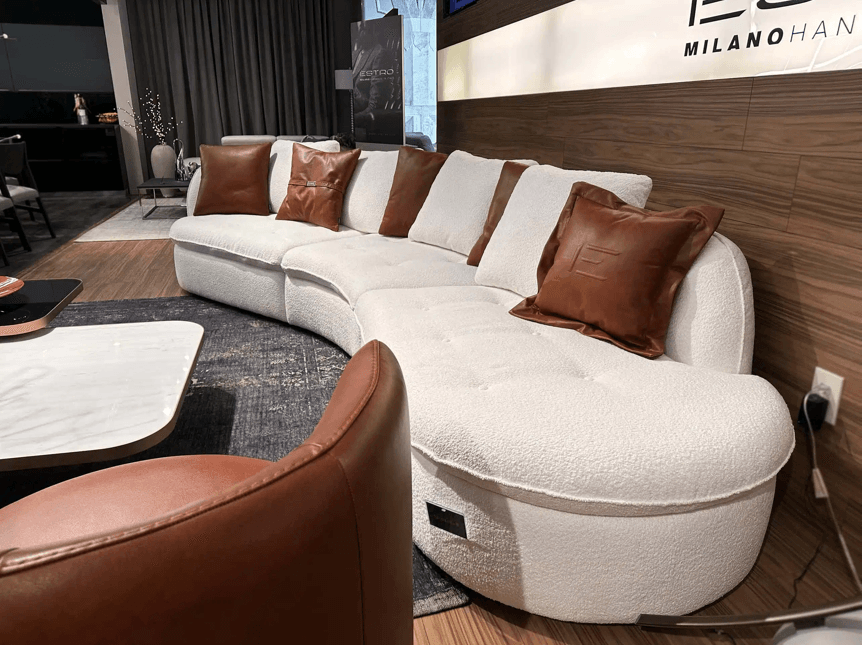 Vela 3 Pcs Fabric Sofa - Euro Living Furniture