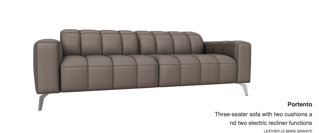 Portento Sofa collection by Natuzzi Edition - Euro Living Furniture